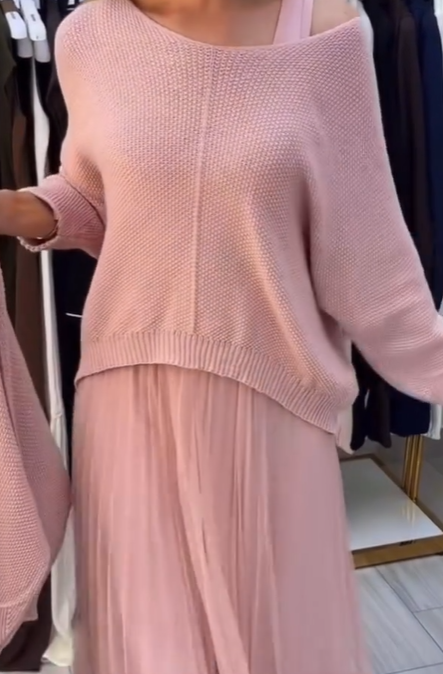 Shalyn | Set aus Mesh-Jumpsuit und Top