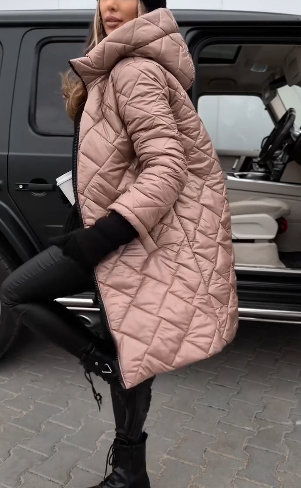 Labicea | Modische gesteppte Damenjacke mit Kapuze