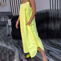 Zuri | Bequemes Kleid mit losem Schnitt und geteilten Trägern