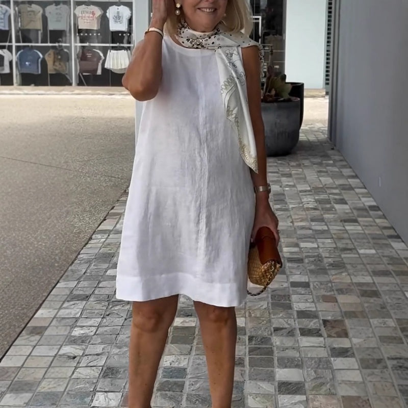 Amie | Luftiges Sommerkleid mit Rundhalsausschnitt