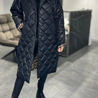 Silke | Damen-Baumwollmantel mit Revers