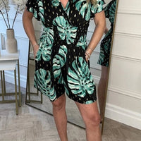 Kaitlyn™ | Lässiger Jumpsuit mit Blumen und Punkten