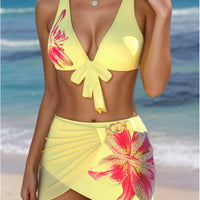 Hannah™ | Femininer Bikini mit verspieltem Blütenblatt-Design