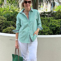 Anouka | Schickes gestreiftes Button-Up-Hemd