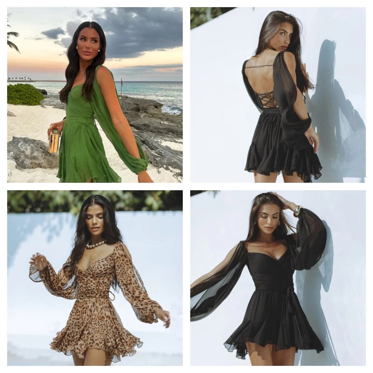 Carmen | Kleid mit herzförmigem Ausschnitt und freien Schultern