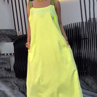 Zuri | Bequemes Kleid mit losem Schnitt und geteilten Trägern