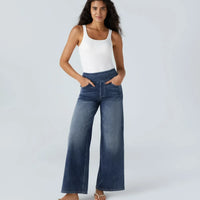 Pepa | Elastische Jeans mit hoher Taille