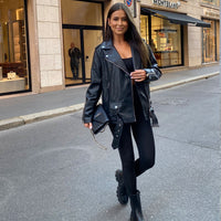 Nina | Klassische Lederjacke für Damen, edel & vielseitig