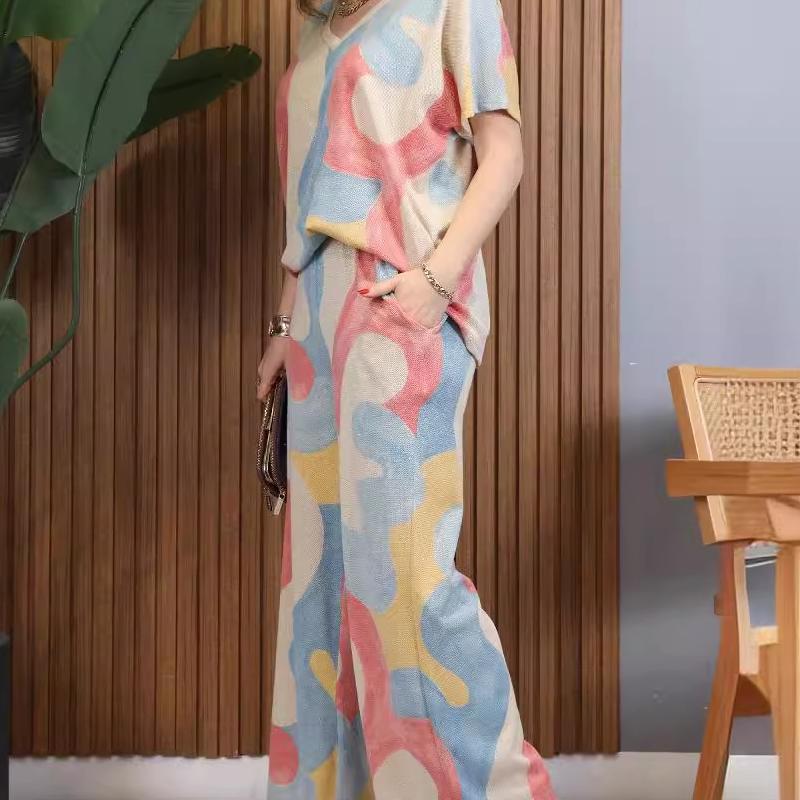 Enna | Oberteil & Hose in Kontrastfarbe