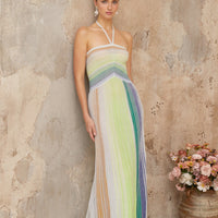 Selin | Ombre Strickträgerkleid