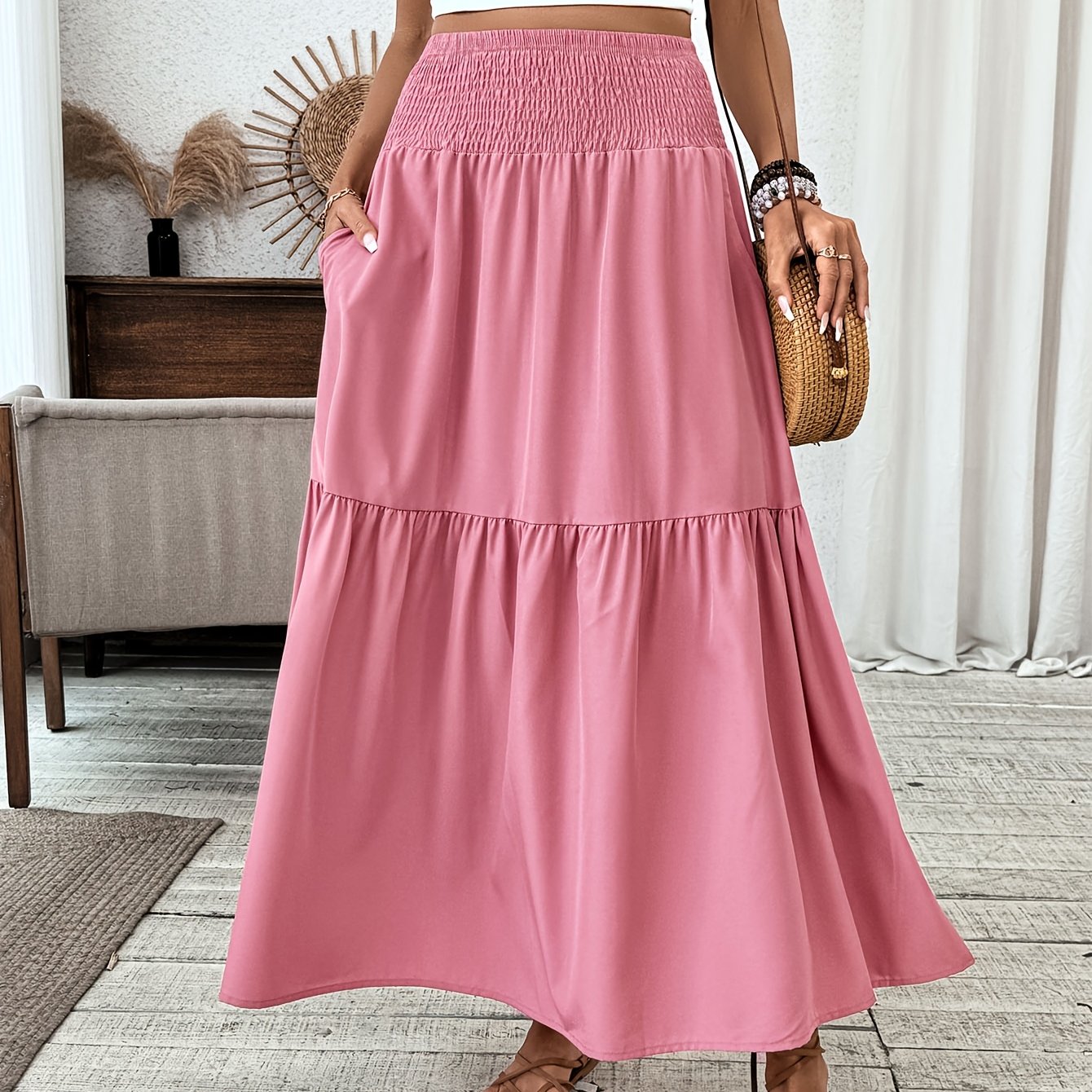 Sadie | elegantes blumiges Sommerkleid für Damen