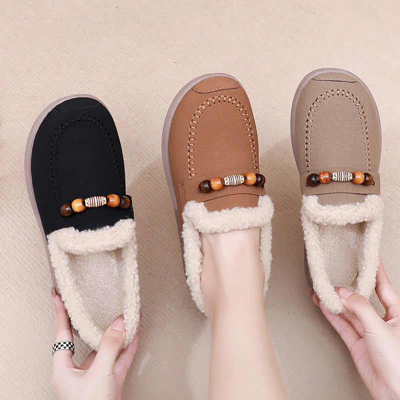 Albira | Bequeme Samtballerinas