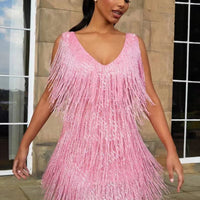 Kathryn | Sexy Quasten-Partykleid