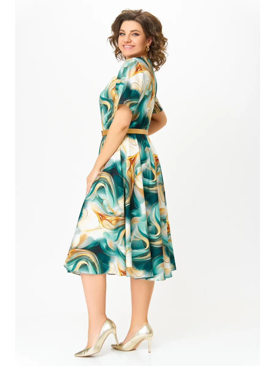 Katie | feminines Chiffonkleid in großen Größen für den Sommer