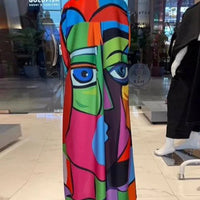 Amaira | Künstlerisches Shirtkleid in Maxilänge