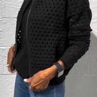 Lux | Schlichte Damenjacke mit Reißverschluss