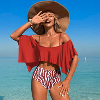 Sofia | Zweiteiliger Badeanzug mit Rüschendetails