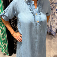 Kira | Langer Denim-Rock