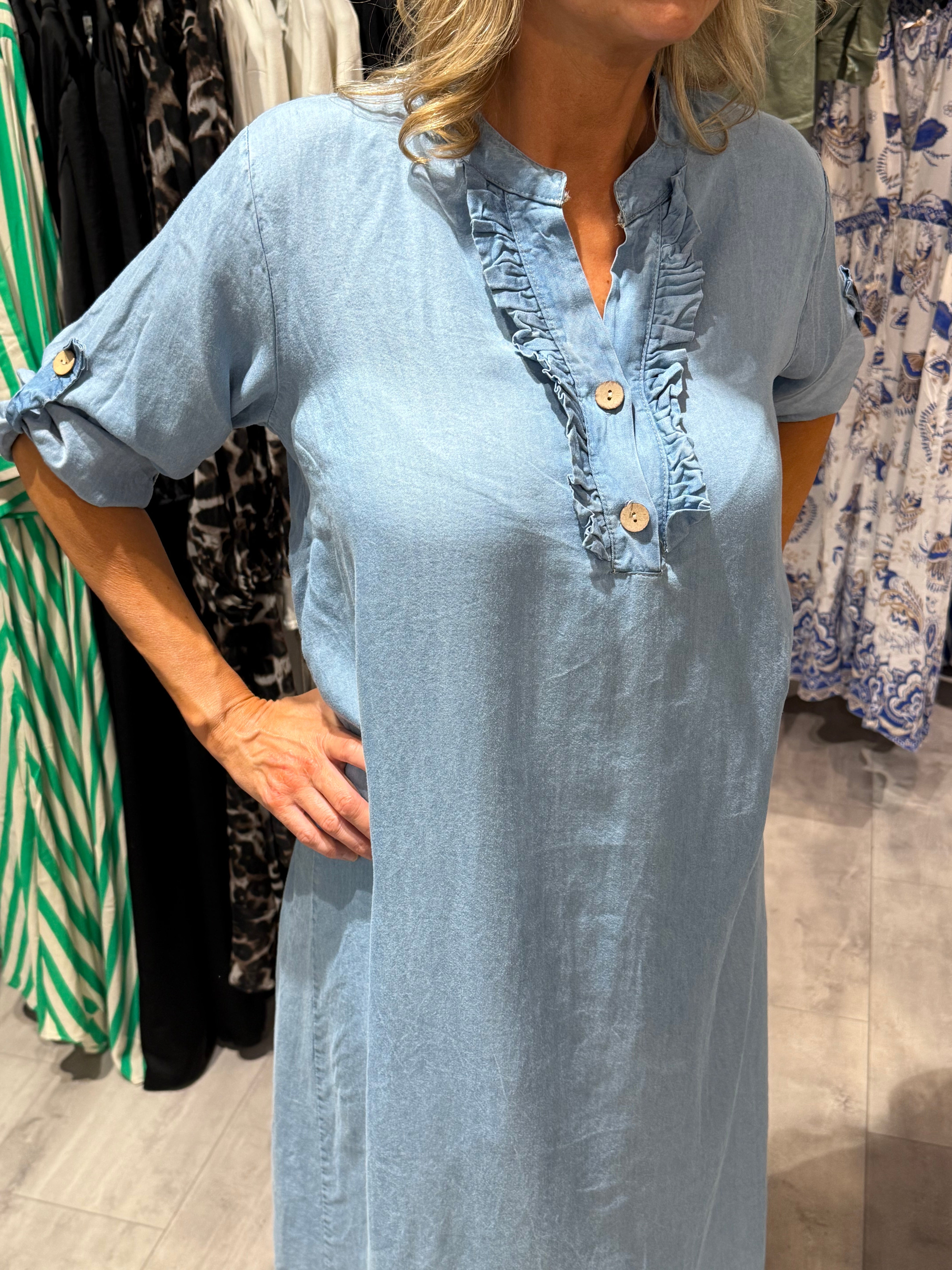 Kira | Langer Denim-Rock