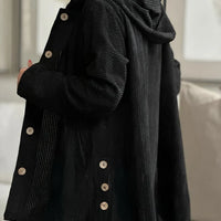 Andrea™ | Lässige Cordjacke mit Kapuze für Damen