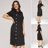 Rachel | Elegantes Kleid mit Rundhalsausschnitt