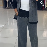 Melany | Damen-Outfit, Jeansjacke & Hose, lässig & bequem