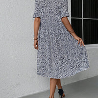 Janet | modisches geblümtes Midikleid für besondere Anlässe