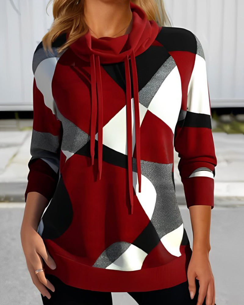 Alora™ | Stylischer Kapuzenpullover im Block-Design