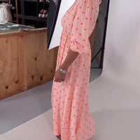 Maisy | elegantes Kleid mit Herzmuster