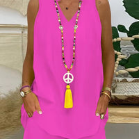 Tessa | Minimalistisches Set mit ärmellosem Design