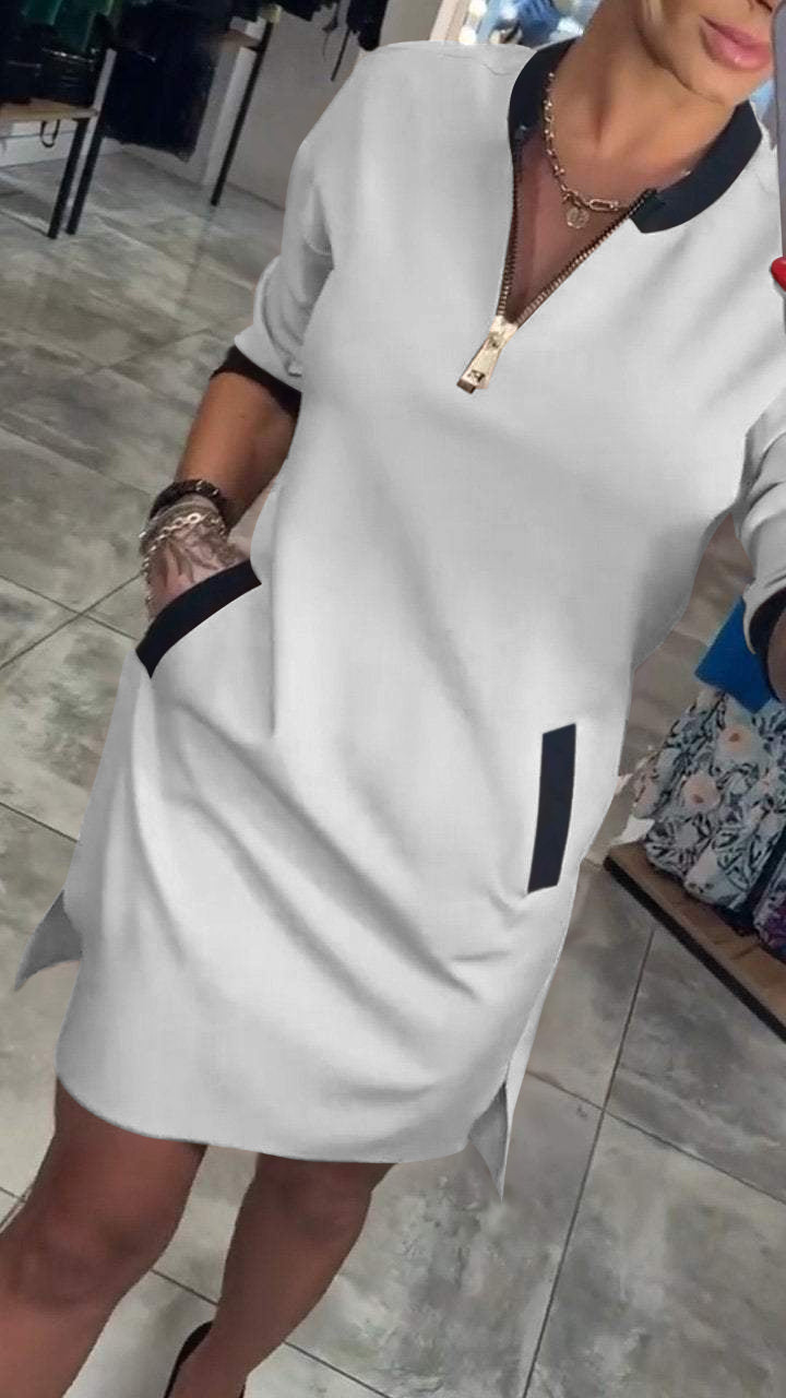 Tema | Modernes Mini-Kleid mit Reißverschluss