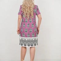 Emilia | elegantes Damenkleid mit Bohemian-Print