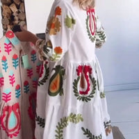 Zia | Kleid mit floralem Grafikdruck