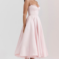 Addison | Lässiges doppellagiges Midikleid für den Alltag