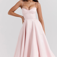 Addison | Lässiges doppellagiges Midikleid für den Alltag