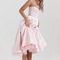 Addison | Lässiges doppellagiges Midikleid für den Alltag