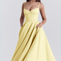 Addison | Lässiges doppellagiges Midikleid für den Alltag