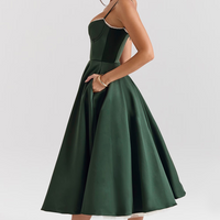 Addison | Lässiges doppellagiges Midikleid für den Alltag