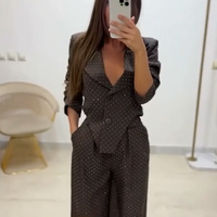 Isabella | Modisches Damen-Set mit Strass-Details und Hose