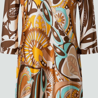 Hale | Abstraktes Print-Minikleid