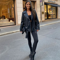 Nina | Klassische Lederjacke für Damen, edel & vielseitig