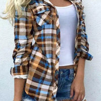 Marlene | Elegante Karierte Bluse