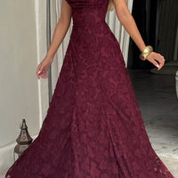 Rosa | Maxikleid mit Spitzendetail
