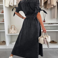 Marie | Strahlendes Denim-Kleid