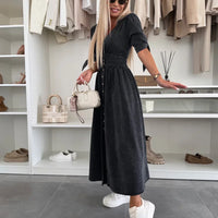 Marie | Strahlendes Denim-Kleid