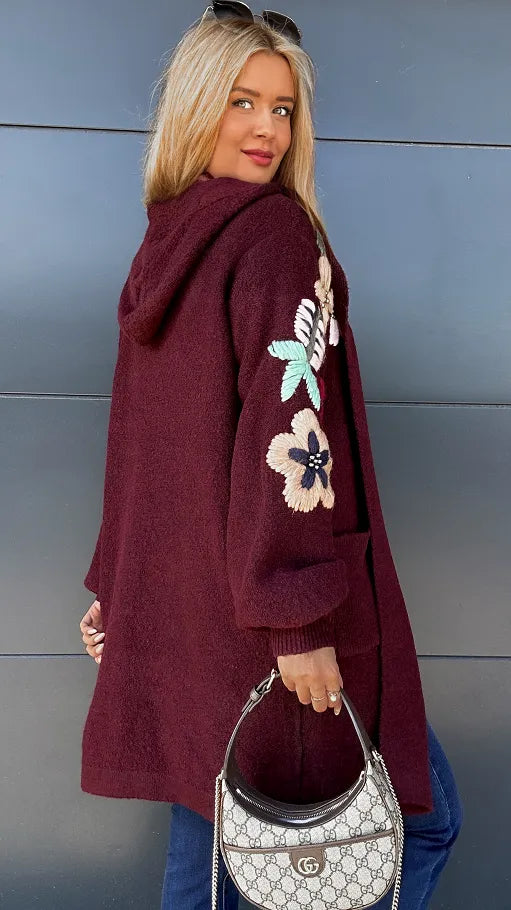 Addison | Modische Strickjacke mit Kapuze – bequem & warm