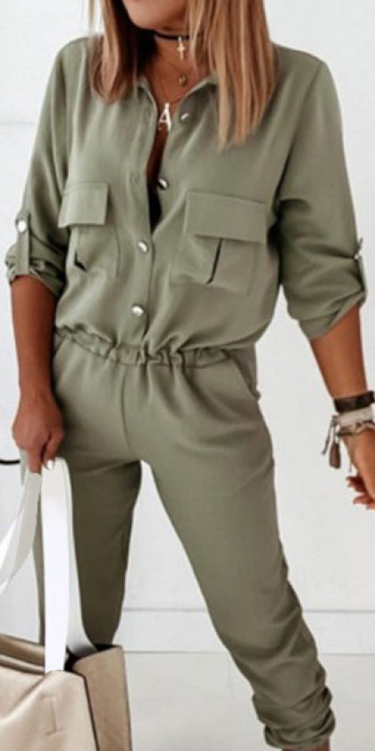 Rain | Eleganter Einteiler mit Polokragen