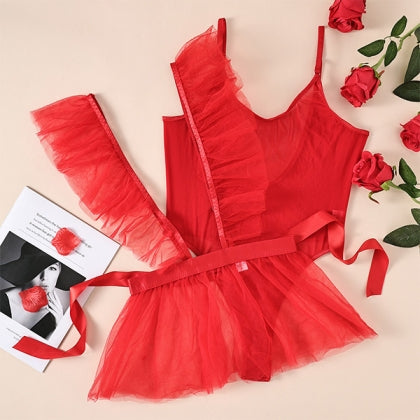 Alyssa | Sexy Bodysuit mit halbtransparenter Spitze für Damen