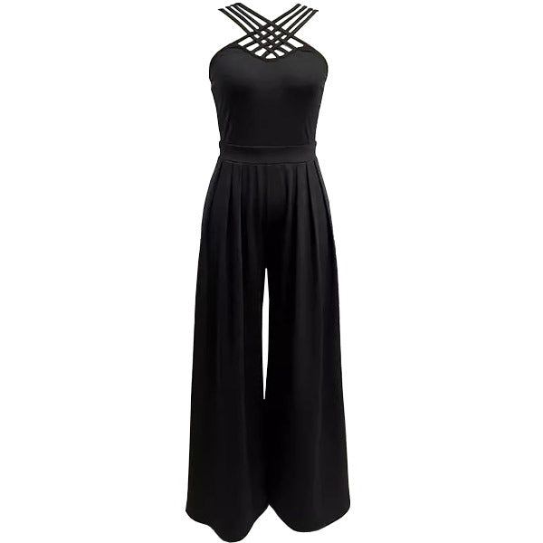 Jessica™ | Sexy Neckholder-Overall mit hoher Taille