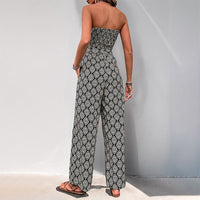 Vienna™ | Trägerloser böhmischer Jumpsuit mit Blumenmuster